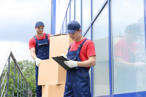 Careful packing and loading for a flat move in West Kensington