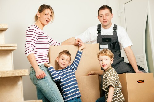 Commercial man and van transport for a local business in West Kensington
