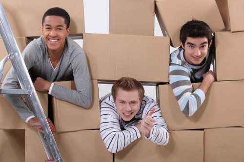 Strong moving boxes and wrapping supplies for West Kensington packing services