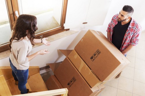 Careful packing and loading for a local home relocation