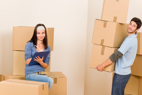 Local movers assisting with a shared flat relocation in West Kensington