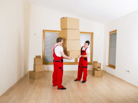 Checklist and moving supplies prepared for a residential move in West Kensington